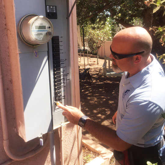 San Diego area home inspections - electrical panel inspection