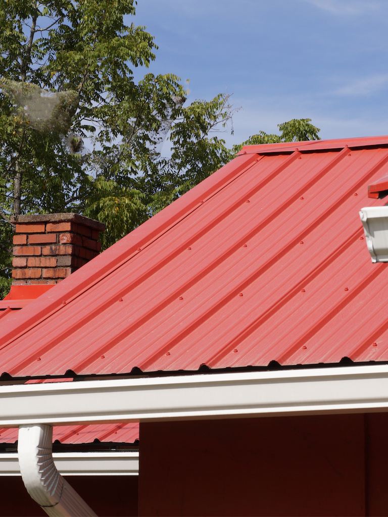 wildfire-proof metal roof